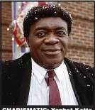  ??  ?? CHARISMATI­C: Yaphet Kotto