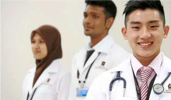  ??  ?? MMMc offers quality teaching to prepare students for a career in medicine and dentistry.