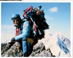  ??  ?? A LIFE OF FIRSTS Jeff made the first successful ascent of the north face of Kwangde Ri in Nepal in 1982.