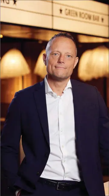  ?? ?? Søren Faerber er adm. direktør i Scandic Danmark. Pressefoto: Scandic
