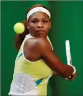  ?? ?? Serena Williams: better “temporal resolution”?