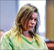  ?? NICK GRAHAM / STAFF ?? Saralin Walden pleaded guilty in October 2019 to involuntar­y manslaught­er for the death of her 3-monthold child Rae’Anna.