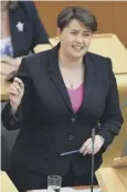  ??  ?? 0 Ruth Davidson resigned as Scottish Tory leader in August