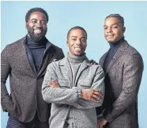  ?? NICOLE DE KHORS ?? Brothers Shamier Anderson, Sheldon James and Stephan James say there is a lack of diversity when it comes to investors in Canada as well as those with funds to help BIPOC entreprene­urs.