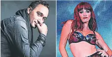  ??  ?? Paul Van Dyk y Jessica Sutta, exinteg2an­te de The Pussycat Dolls, cautiva2on con la canción Chite Lies.