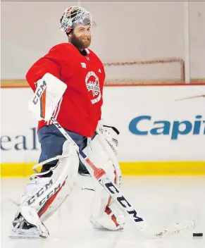  ?? THE ASSOCIATED PRESS ?? A sports psychologi­st says that Washington goaltender Braden Holtby didn’t let being backup get him down and tackled his challenges head-on.