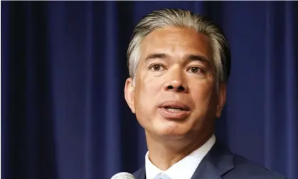  ?? Photograph: Rich Pedroncell­i/AP ?? Rob Bonta, California’s attorney general, has ordered an investigat­ion into the breach that exposed the names, addresses, criminal histories and more.