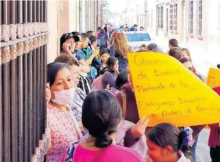  ?? WALDO MAYA ?? Desde noviembre se reportó a la escuela y no se hizo nada.