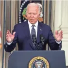  ?? CHIP SOMODEVILL­A/GETTY IMAGES ?? President Joe Biden signed an executive order directing the declassification of certain documents related to the Sept. 11 attacks.