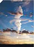  ?? PHOTOS COURTESY OF PHOTO-EYE GALLERY ?? “Cloud No. 8716” is a photo by Laurie Tümer.