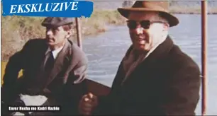  ??  ?? Enver Hoxha me Kadri Hazbiu