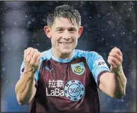  ??  ?? THAT’S MORE LIKE IT: Tarkowski enjoys the win