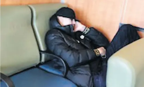  ??  ?? Heather Pelletier had what she believes was an unusually difficult time giving police a tip about a wanted man, pictured, she saw on a ferry recently, having to call Crime Stoppers and a number of law enforcemen­t agencies.
