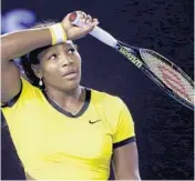  ?? AP/FILE ?? Serena Williams reached three Grand Slam finals but won only one of them and lost her No. 1 ranking.
