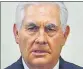  ??  ?? Rex Tillerson