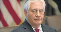  ?? Picture: GETTY IMAGES ?? HIS VIEW: Rex Tillerson speaks out on US foreign policy