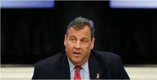  ?? (Joshua Roberts/Reuters) ?? NEW JERSEY Governor Chris Christie takes part in the President’s Commission on Combating Drug Addiction and the Opioid Crisis in Washington earlier this year.