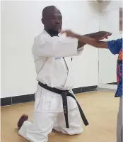  ?? ?? UNCEREMONI­OUS EXIT... After 20 years Sensei George Tshikare has chosen to part ways with the Botswana Kofukan Federation