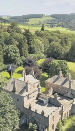  ??  ?? 0 Craig Castle near Rhynie in Aberdeensh­ire is on sale for £1.23m