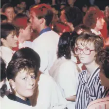  ??  ?? Dancing the night away at Bentley’s in the 1980s.