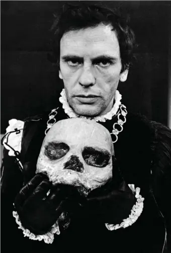  ??  ?? Jean-Louis Trintignan­t in the role of Hamlet, at the Théâtre de la Musique, Paris, 1971