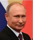  ??  ?? Russian President Vladimir Putin