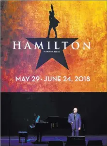  ?? Erik Kabik ?? Smith Center for the Performing Arts President Myron Martin said tickets for “Hamilton” have not gone on sale.