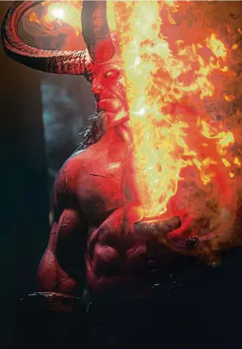  ?? Foto: Vertical Entertainm­ent ?? Proti zlu Temný hrdina Hellboy tentokrát musí zabránit morové ráně.