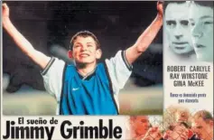  ?? ?? Portada de ‘El Sueño de Jimmy Grimble’, estrenada en el 2000.