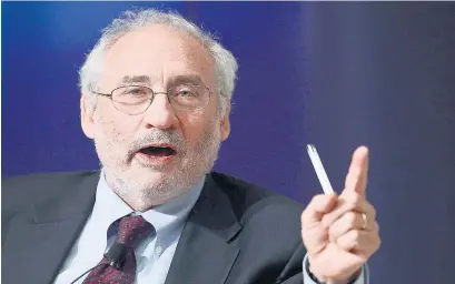  ?? AFP ?? Stiglitz celebra las medidas que promuevan al menos una reducción de los paraísos fiscales.