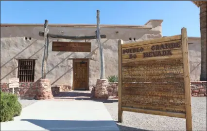  ?? RONDA CHURCHILL/LAS VEGAS REVIEW-JOURNAL ?? The Lost City Museum in Overton chronicles the ancient cultural history of the Moapa Valley area.