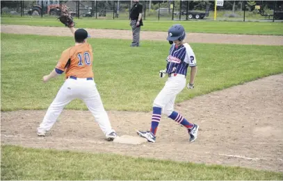  ?? JOHN MACNEIL ?? Shortts Lake resident Camden Weatherbee (right) is back home with the Truro Bearcats, the newest 18U AAA baseball team in the provincial Bluenose League. Weatherbee won back-toback Bluenose League championsh­ips the past two years with the Pictou County Highlander­s.