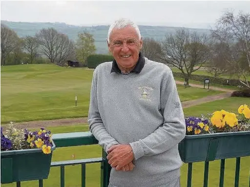  ??  ?? New Disley Golf Club captain Geoff Gable