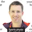  ??  ?? Sports physio Tim Allardyce