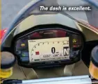  ??  ?? The dash is excellent.