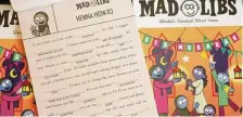  ?? ?? Faruqi’s Mad Libs, her 21st published book, is part of a larger inclusion series that includes Diwali and Lunar New Year.