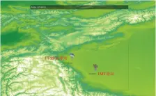  ??  ?? EESS地球站 IMT基站 图2单入干扰分析场景（采用Area Analysis分析­工具）