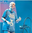  ??  ?? A voice of his own: Lee Ridley