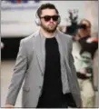  ?? TIM PHILLIS - FOR THE MORNING JOURNAL ?? Baker Mayfield arrives for the Browns’ game against the Chiefs on Nov. 4 at FirstEnerg­y Stadium.