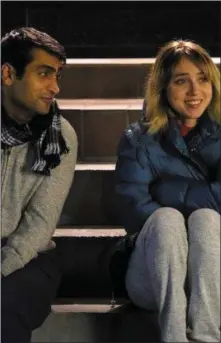  ??  ?? Zoe Kazan and Kumail Nanjiani in The Big Sick.