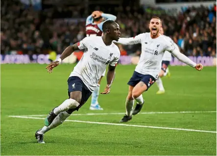  ??  ?? Ready for battle: Liverpool’s sadio mane (left) will be in action with senegal hosting Congo brazzavill­e in the african nations Cup qualifiers in Thies today.