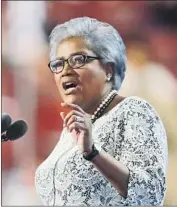  ?? Paul Sancya Associated Press ?? DONNA BRAZILE says she wants to promote more civil discourse in the politicall­y polarized landscape.