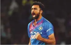  ?? AFP ?? ■ Jaydev Unadkat has played one Test, seven ODIs and 10 Twenty20s for India since making his debut in 2010.