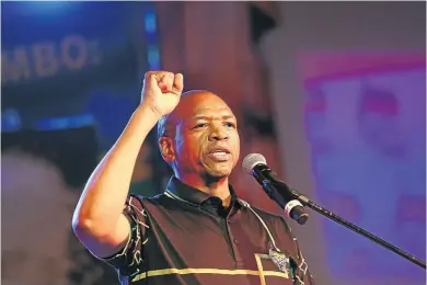  ?? / MASI LOSI ?? North West premier Supra Mahumapelo is fighting for his survival, as there are also claims that attempts were being made on his life. The state is providing him with security.