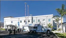  ?? ALLEN EYESTONE / THE PALM BEACH POST ?? FPL’s Category 5-resistant Jupiter Service Center will be used during storms to provide a secure location for staff members and contractor­s to ride out the weather and set up for restoratio­n.