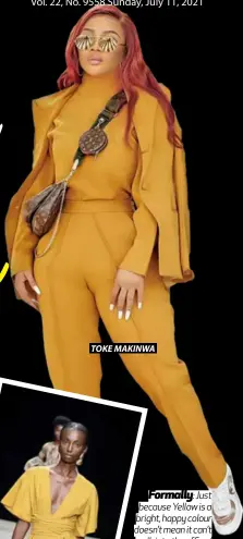  ??  ?? TOKE MAKINWA