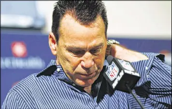  ??  ?? Gary Kubiak, who coached the Broncos to last season’s Super Bowl title, stepped down Monday for health reasons. “I’m going to find something else to do,” he said.