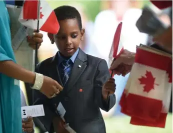  ?? MATHEW MCCARTHY/WATERLOO REGION RECORD FILE PHOTO ?? Under the new citizenshi­p legislatio­n, applicants must meet a less stringent resident requiremen­t.