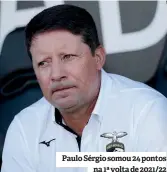  ?? ?? Paulo Sérgio somou 24 pontos na 1ª volta de 2021/22