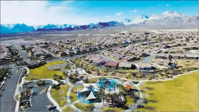  ?? Summerlin ?? Paseos Park is at the center of the popular The Paseos village in Summerlin, where several homes are available for immediate move-in.